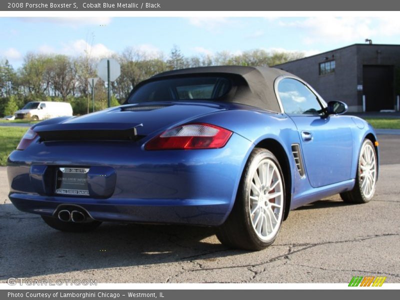 Cobalt Blue Metallic / Black 2008 Porsche Boxster S