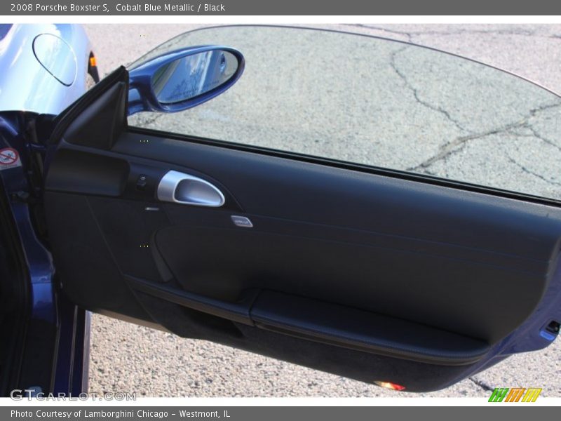 Cobalt Blue Metallic / Black 2008 Porsche Boxster S