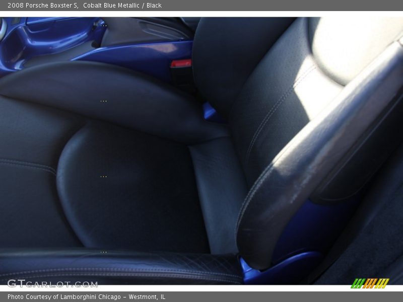 Cobalt Blue Metallic / Black 2008 Porsche Boxster S