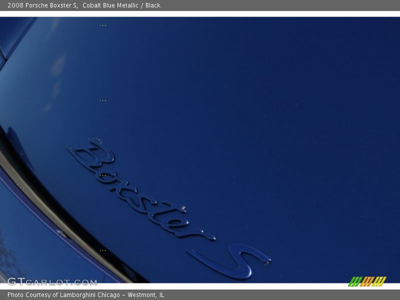 Cobalt Blue Metallic / Black 2008 Porsche Boxster S