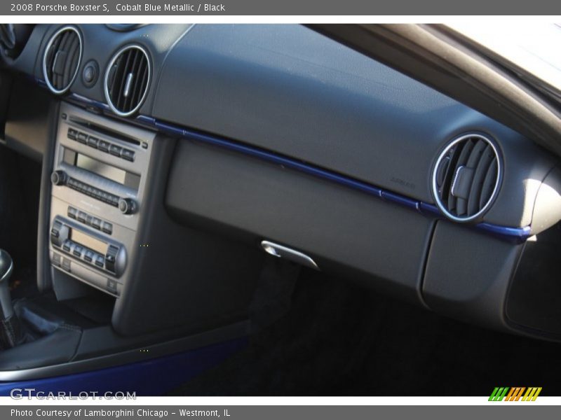 Cobalt Blue Metallic / Black 2008 Porsche Boxster S