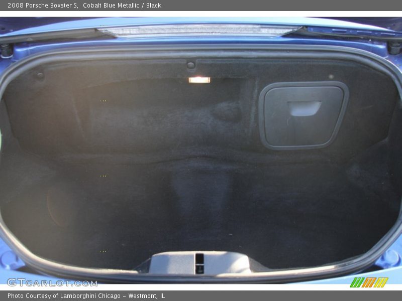 Cobalt Blue Metallic / Black 2008 Porsche Boxster S