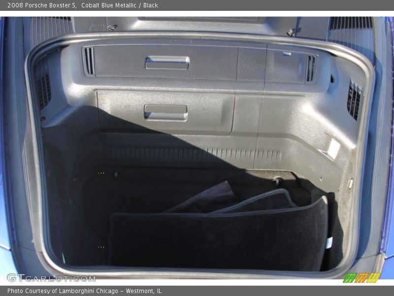 Cobalt Blue Metallic / Black 2008 Porsche Boxster S
