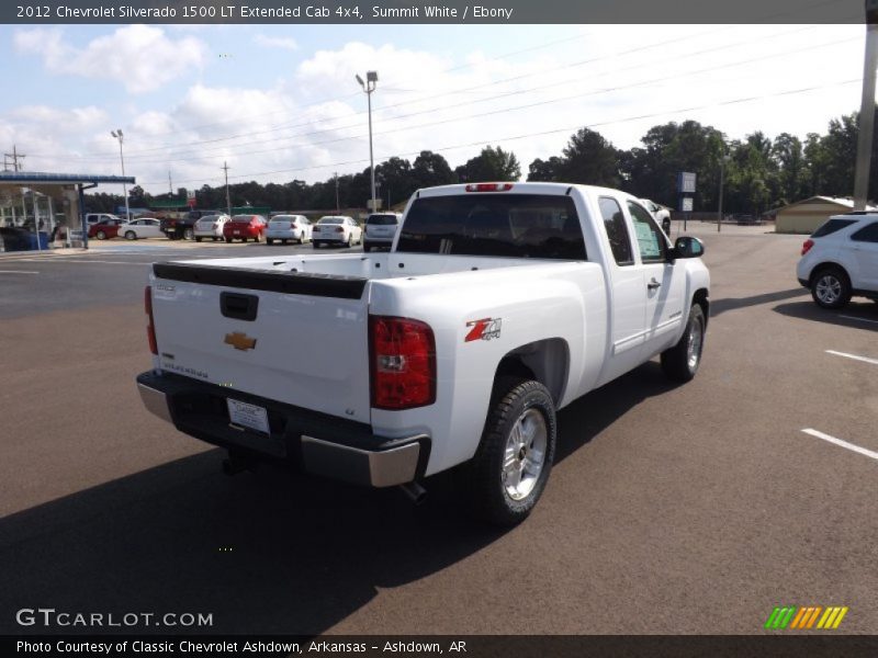 Summit White / Ebony 2012 Chevrolet Silverado 1500 LT Extended Cab 4x4