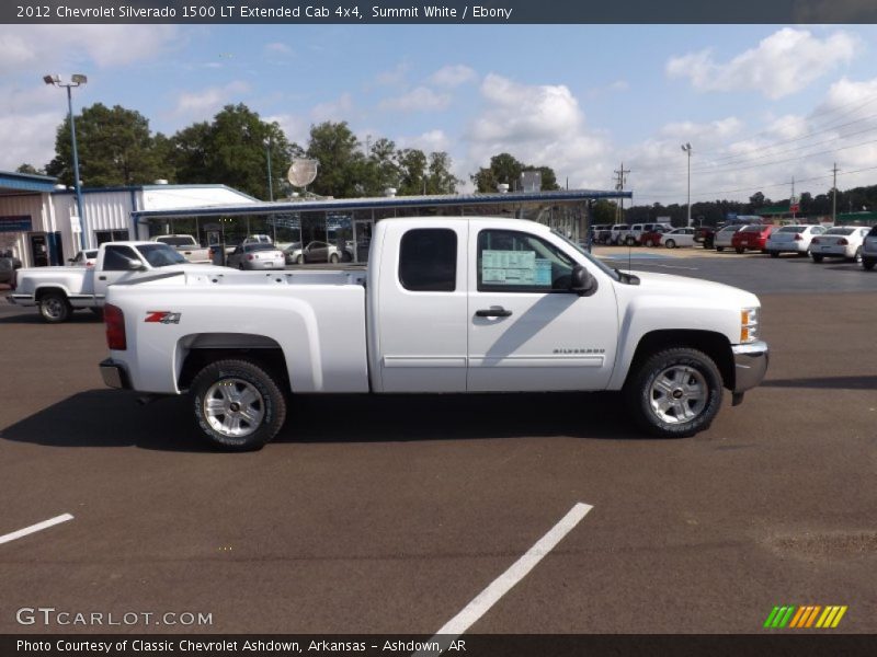 Summit White / Ebony 2012 Chevrolet Silverado 1500 LT Extended Cab 4x4