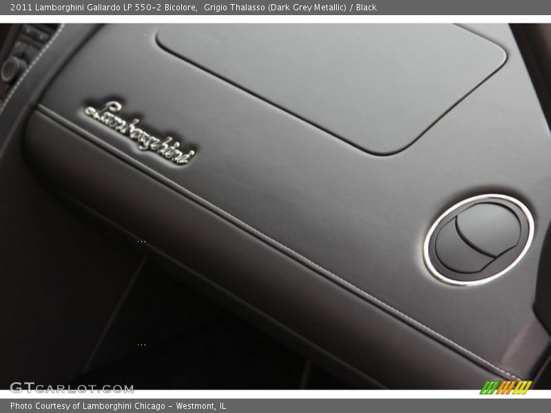 Grigio Thalasso (Dark Grey Metallic) / Black 2011 Lamborghini Gallardo LP 550-2 Bicolore
