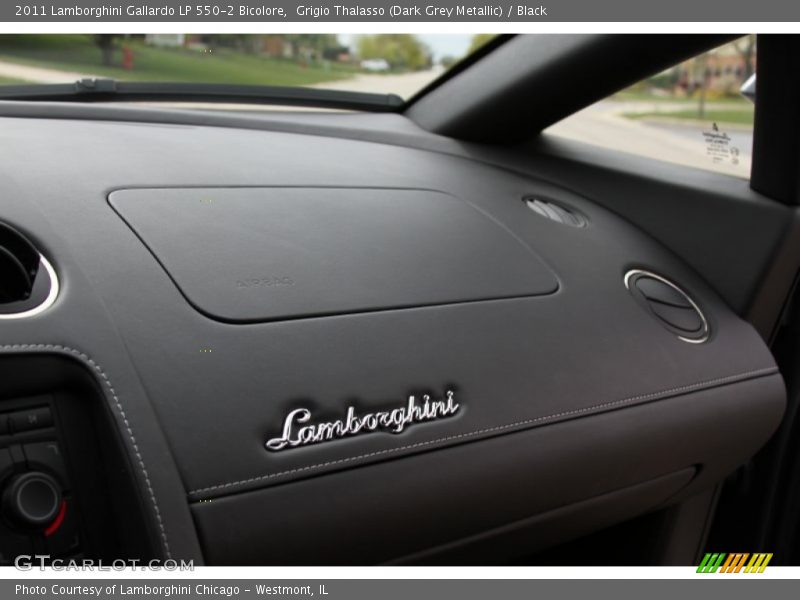 Grigio Thalasso (Dark Grey Metallic) / Black 2011 Lamborghini Gallardo LP 550-2 Bicolore