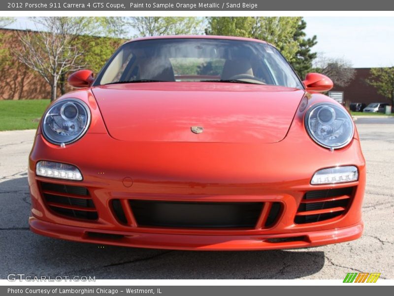  2012 911 Carrera 4 GTS Coupe Paint to Sample Orange Metallic
