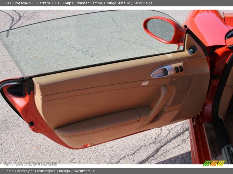 Door Panel of 2012 911 Carrera 4 GTS Coupe