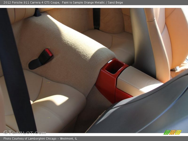 Paint to Sample Orange Metallic / Sand Beige 2012 Porsche 911 Carrera 4 GTS Coupe