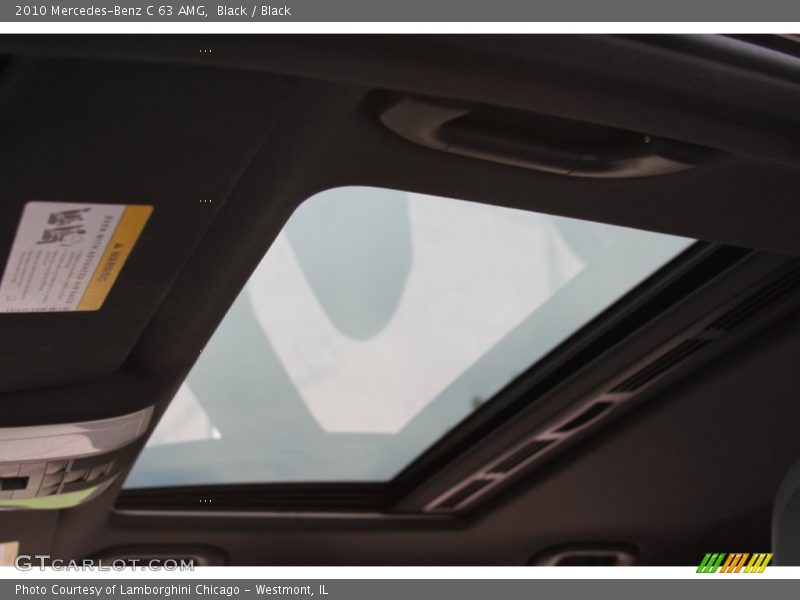Black / Black 2010 Mercedes-Benz C 63 AMG