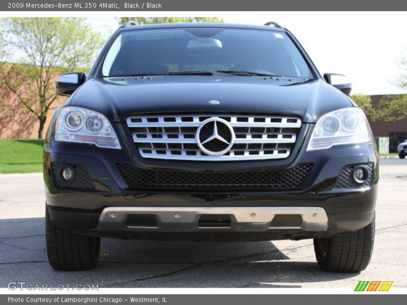 Black / Black 2009 Mercedes-Benz ML 350 4Matic