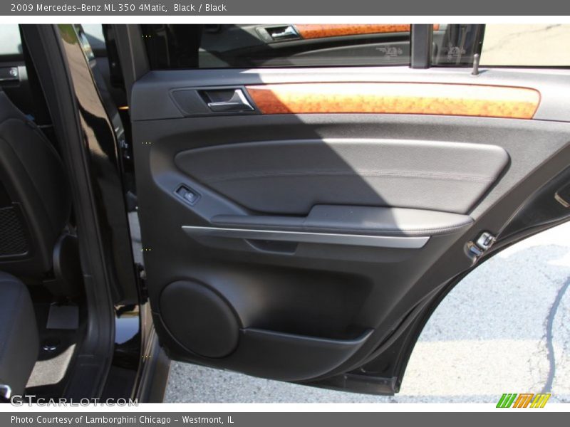 Black / Black 2009 Mercedes-Benz ML 350 4Matic