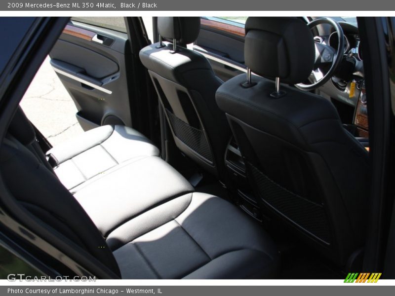 Black / Black 2009 Mercedes-Benz ML 350 4Matic