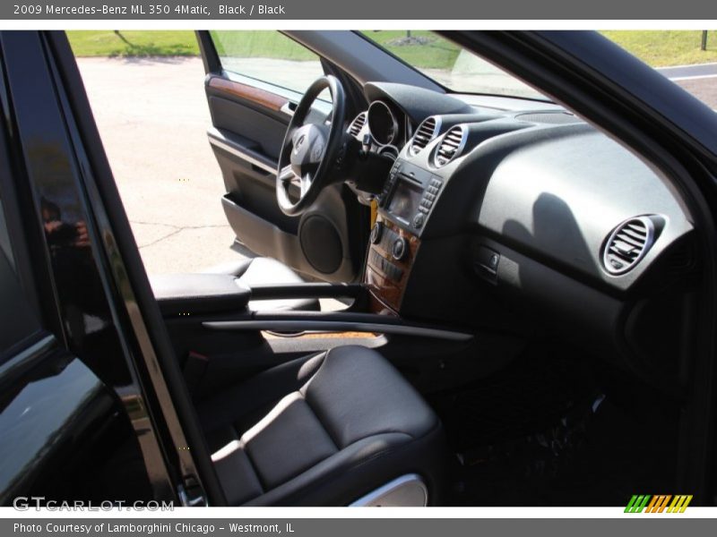 Black / Black 2009 Mercedes-Benz ML 350 4Matic