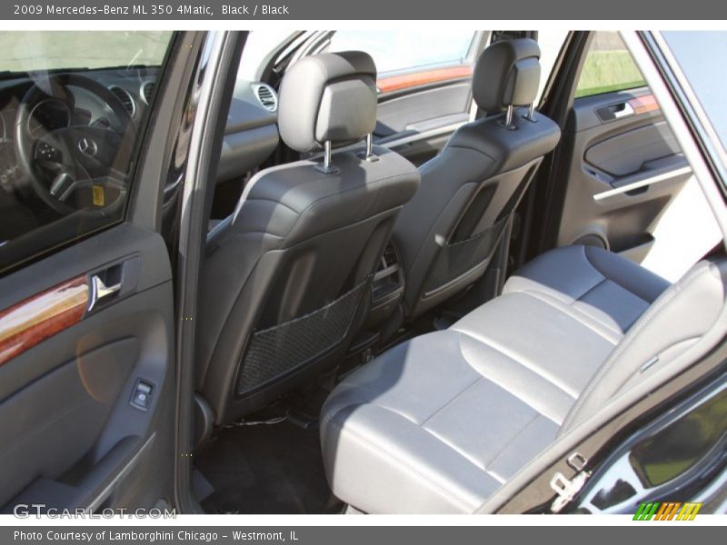 Black / Black 2009 Mercedes-Benz ML 350 4Matic