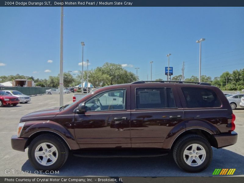 Deep Molten Red Pearl / Medium Slate Gray 2004 Dodge Durango SLT