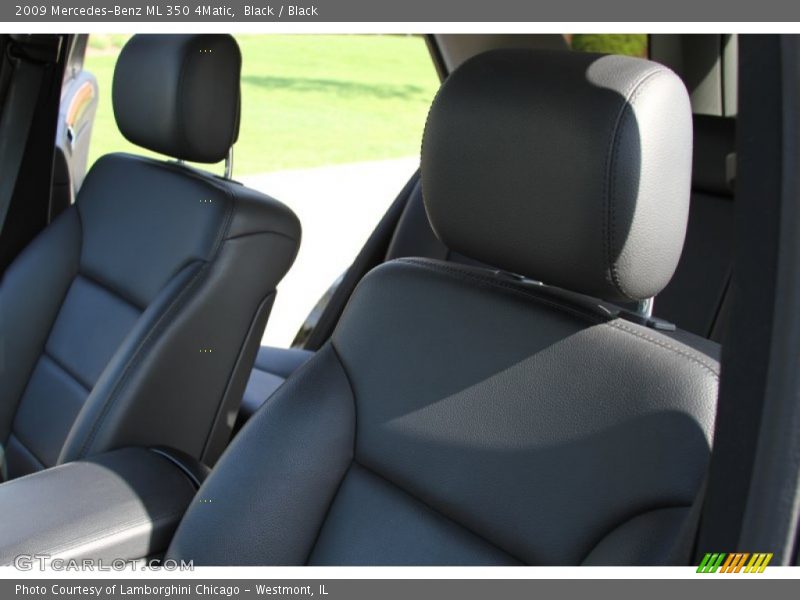 Black / Black 2009 Mercedes-Benz ML 350 4Matic