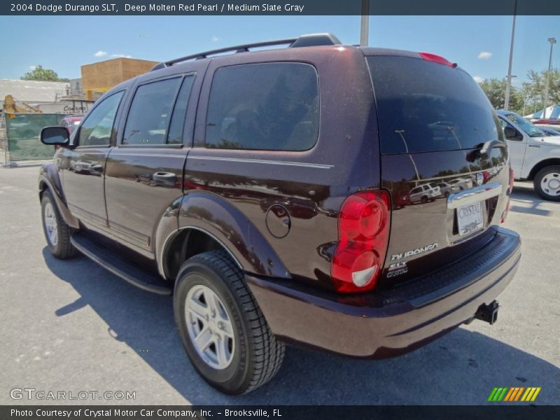 Deep Molten Red Pearl / Medium Slate Gray 2004 Dodge Durango SLT