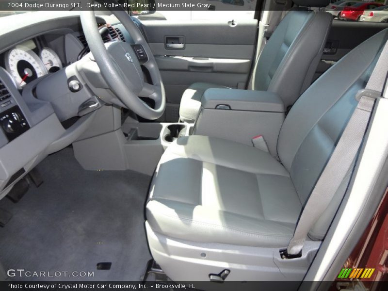 Deep Molten Red Pearl / Medium Slate Gray 2004 Dodge Durango SLT