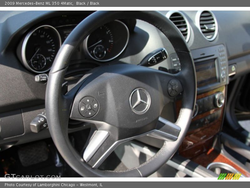 Black / Black 2009 Mercedes-Benz ML 350 4Matic