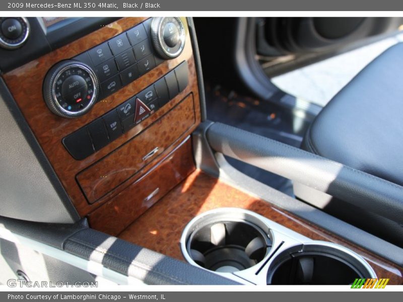 Black / Black 2009 Mercedes-Benz ML 350 4Matic