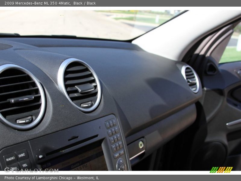 Black / Black 2009 Mercedes-Benz ML 350 4Matic