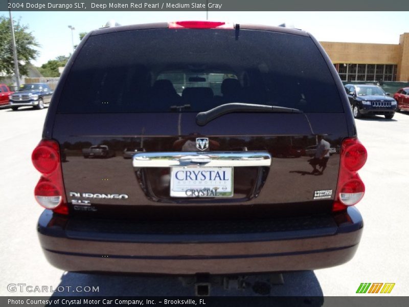 Deep Molten Red Pearl / Medium Slate Gray 2004 Dodge Durango SLT