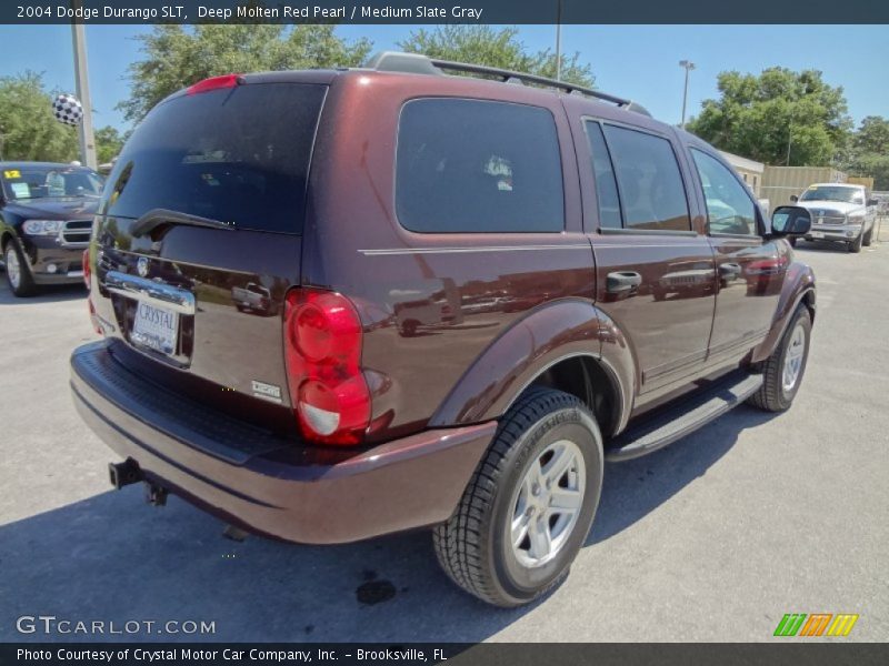 Deep Molten Red Pearl / Medium Slate Gray 2004 Dodge Durango SLT