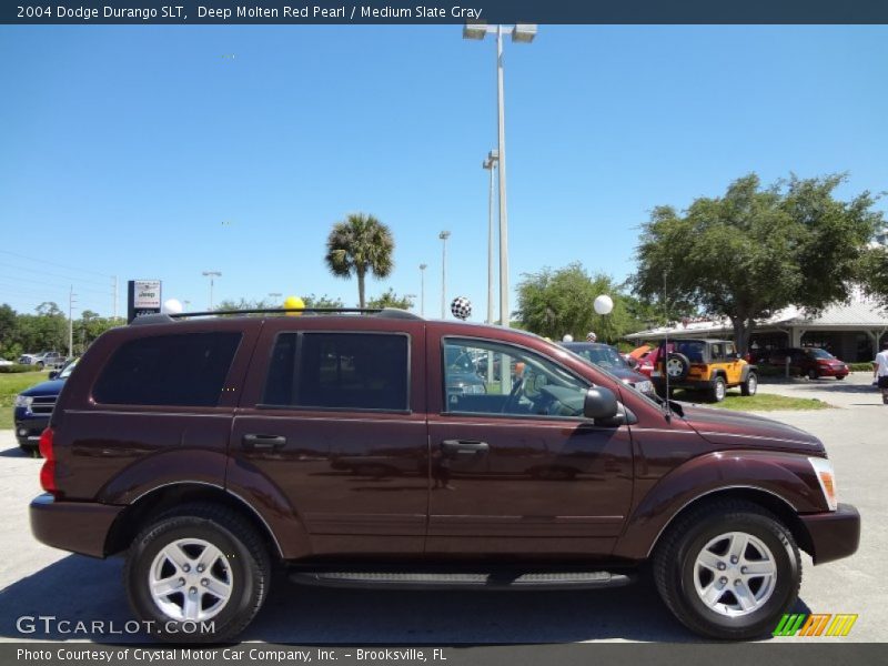 Deep Molten Red Pearl / Medium Slate Gray 2004 Dodge Durango SLT