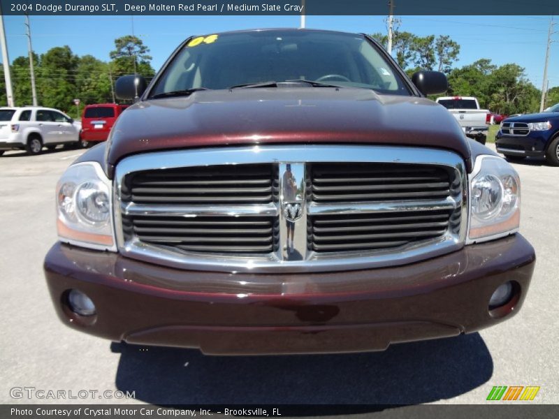 Deep Molten Red Pearl / Medium Slate Gray 2004 Dodge Durango SLT