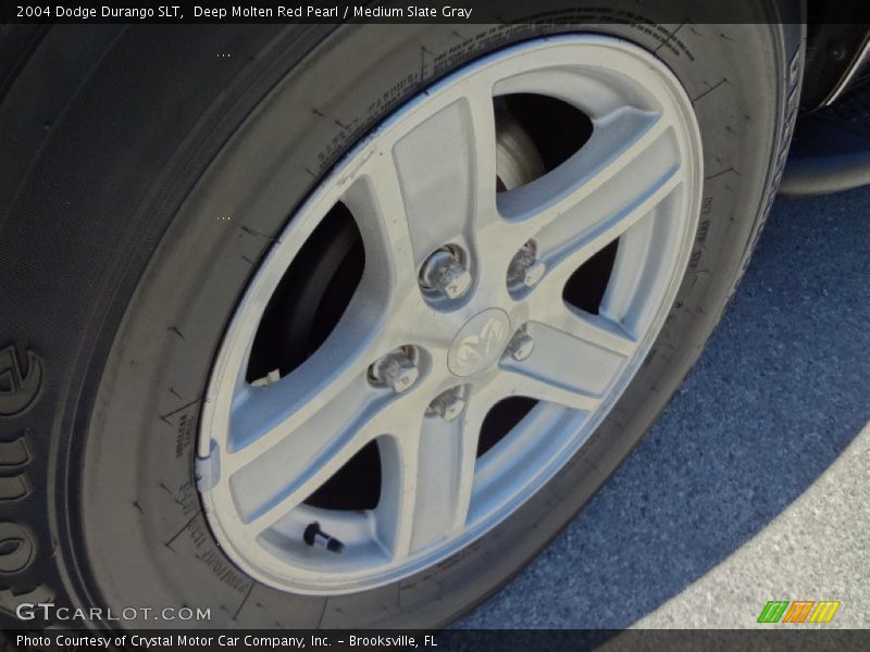 Deep Molten Red Pearl / Medium Slate Gray 2004 Dodge Durango SLT