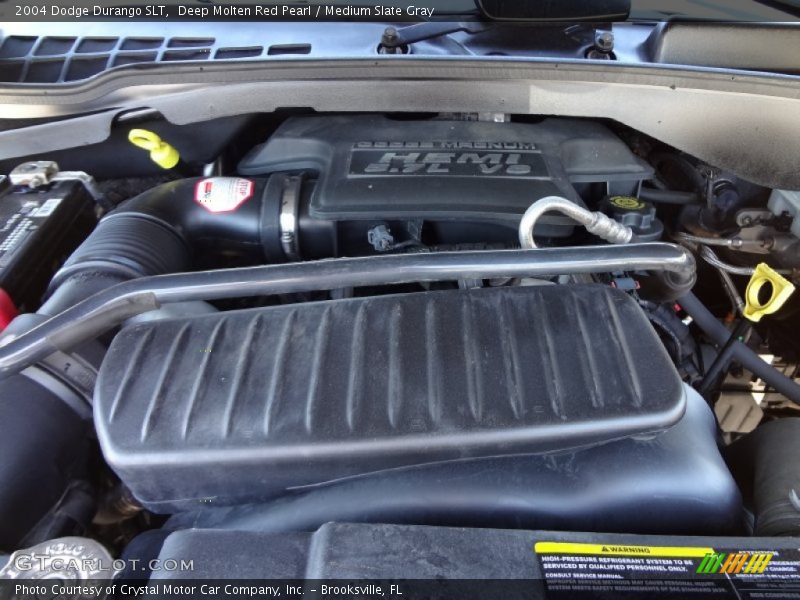 Deep Molten Red Pearl / Medium Slate Gray 2004 Dodge Durango SLT