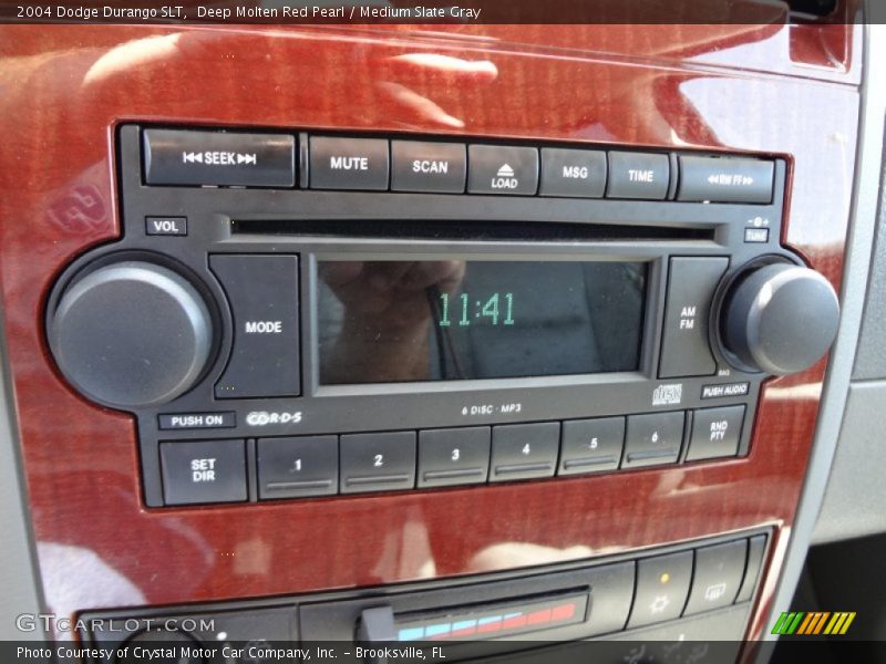 Deep Molten Red Pearl / Medium Slate Gray 2004 Dodge Durango SLT