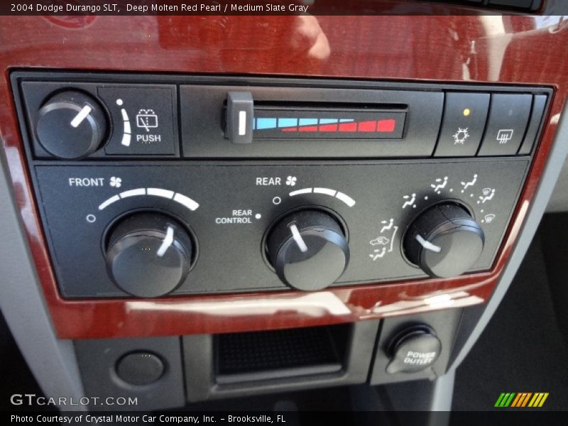 Deep Molten Red Pearl / Medium Slate Gray 2004 Dodge Durango SLT