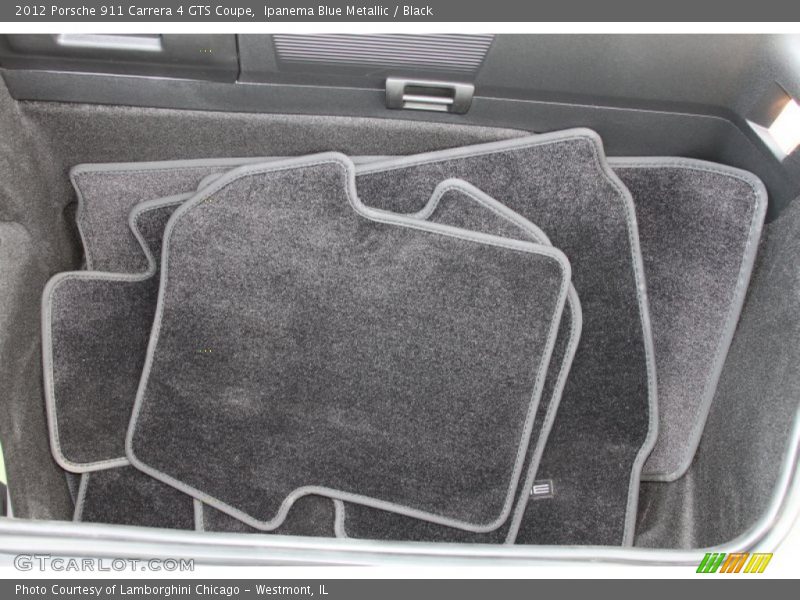 Ipanema Blue Metallic / Black 2012 Porsche 911 Carrera 4 GTS Coupe