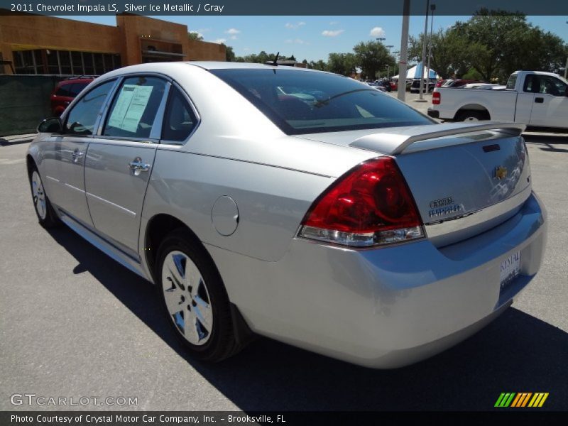 Silver Ice Metallic / Gray 2011 Chevrolet Impala LS