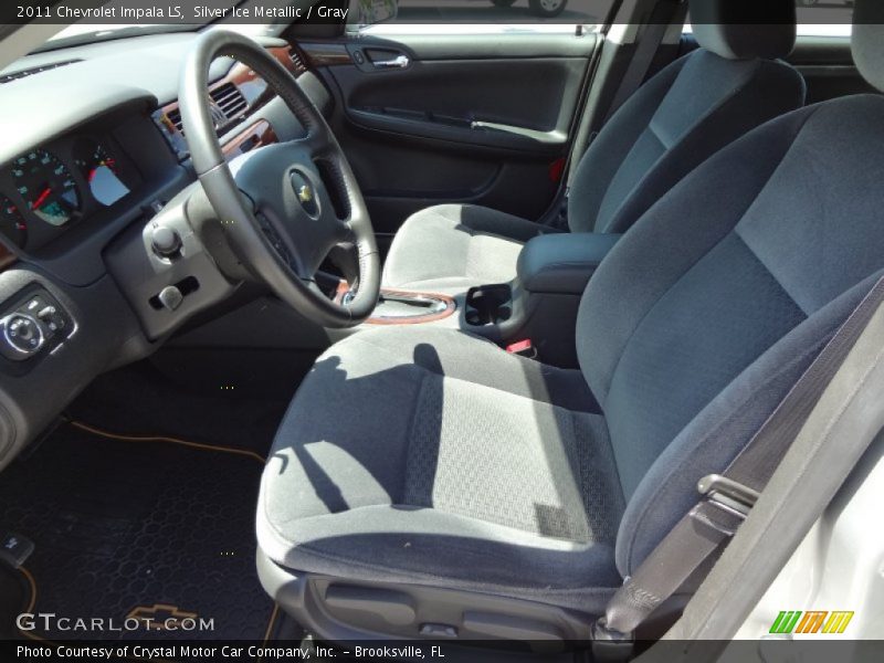 Silver Ice Metallic / Gray 2011 Chevrolet Impala LS