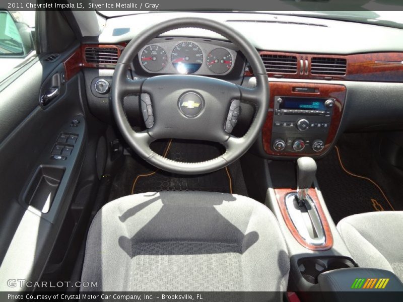Silver Ice Metallic / Gray 2011 Chevrolet Impala LS