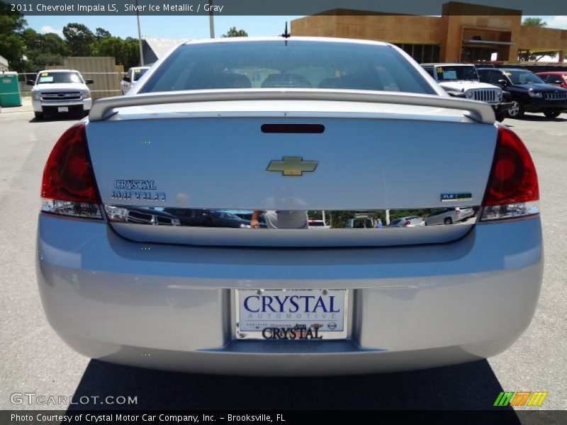 Silver Ice Metallic / Gray 2011 Chevrolet Impala LS