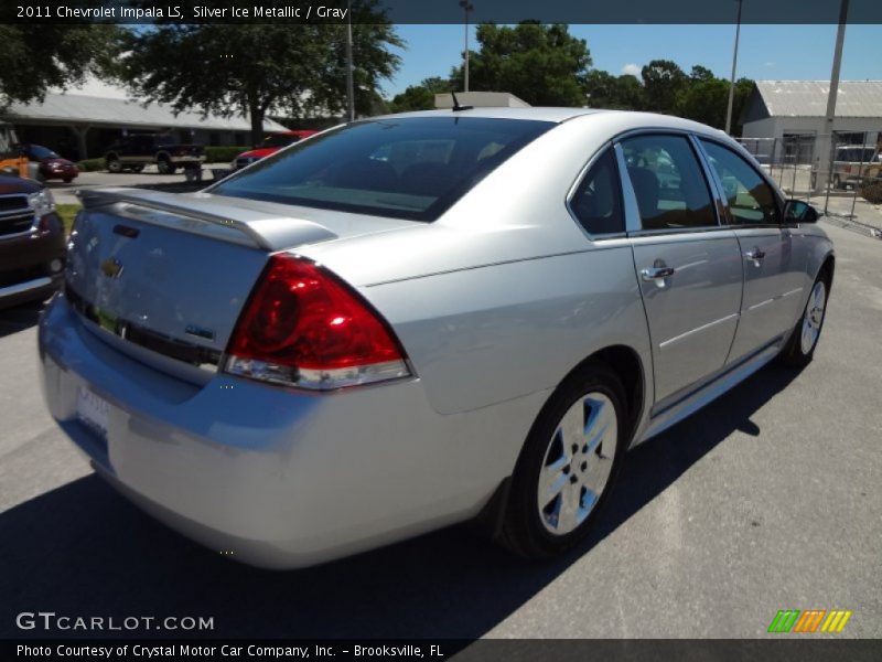 Silver Ice Metallic / Gray 2011 Chevrolet Impala LS