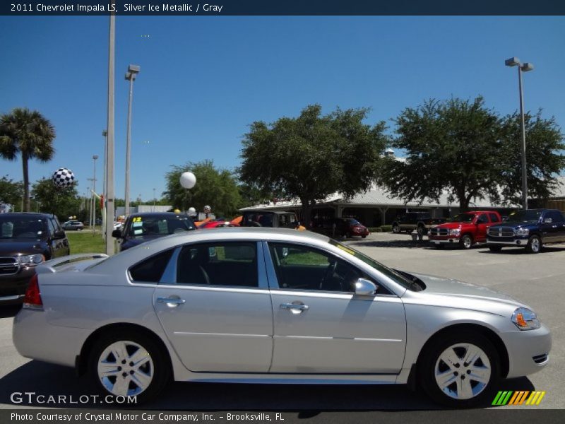 Silver Ice Metallic / Gray 2011 Chevrolet Impala LS