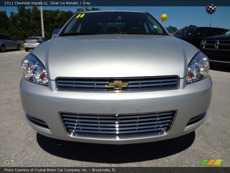 Silver Ice Metallic / Gray 2011 Chevrolet Impala LS