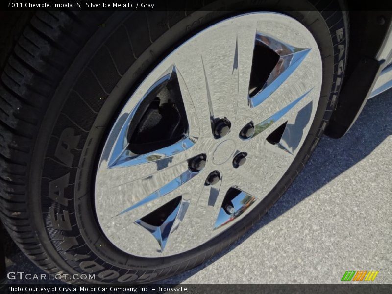 Silver Ice Metallic / Gray 2011 Chevrolet Impala LS