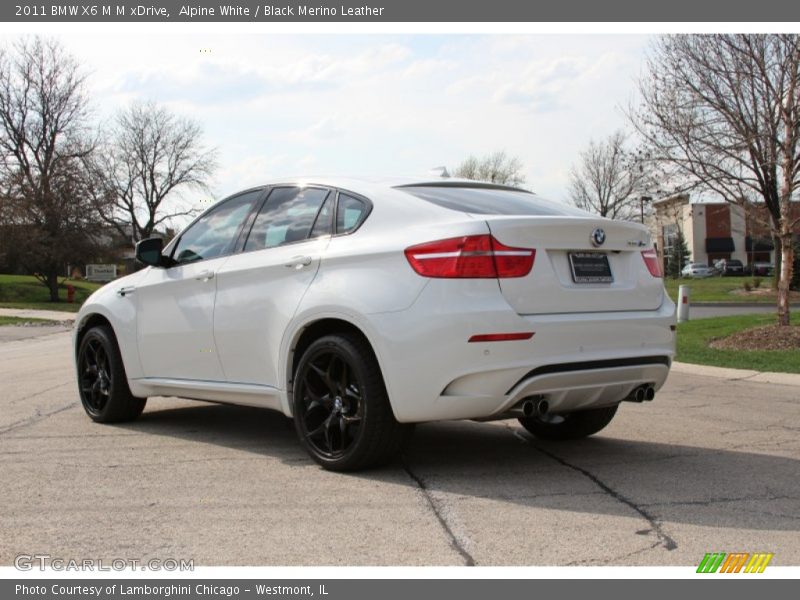 Alpine White / Black Merino Leather 2011 BMW X6 M M xDrive