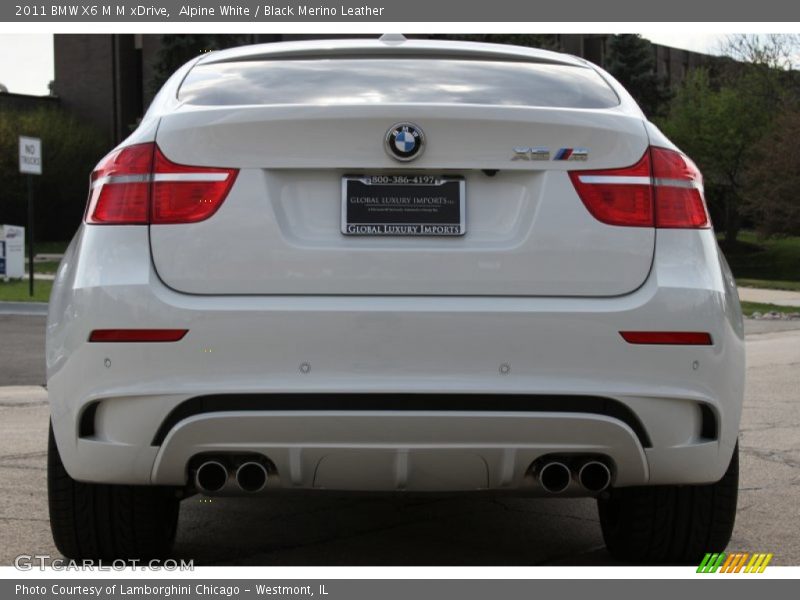 Alpine White / Black Merino Leather 2011 BMW X6 M M xDrive