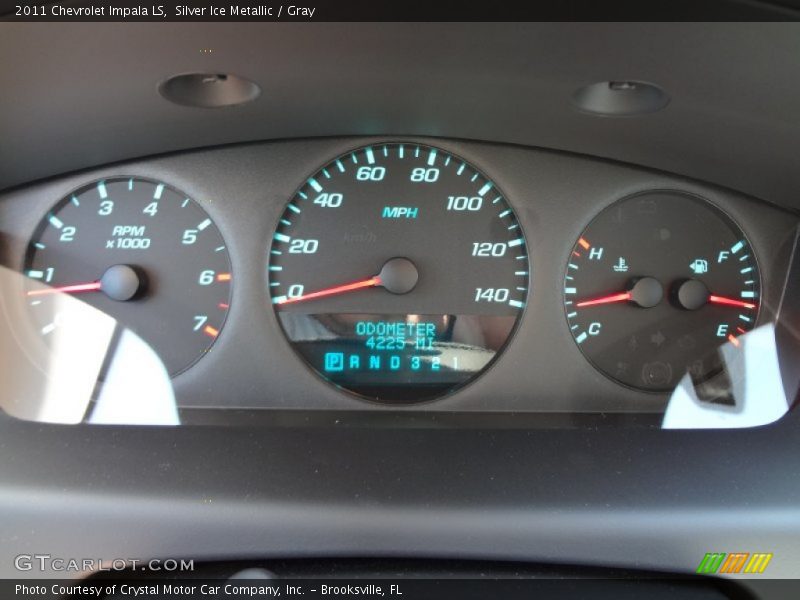Silver Ice Metallic / Gray 2011 Chevrolet Impala LS