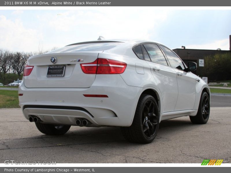Alpine White / Black Merino Leather 2011 BMW X6 M M xDrive
