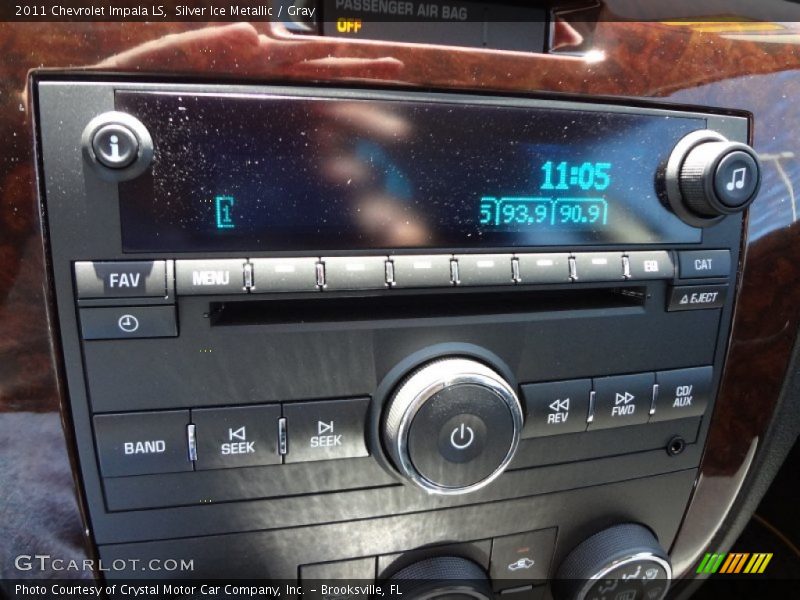 Silver Ice Metallic / Gray 2011 Chevrolet Impala LS