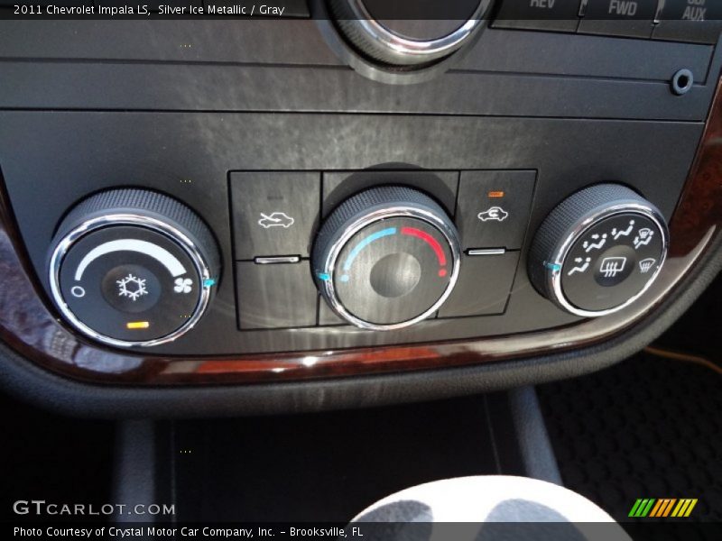 Silver Ice Metallic / Gray 2011 Chevrolet Impala LS